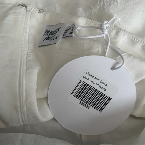 Princess Polly Molina Tiered Fringe Mini Dress - Picture 7 of 8